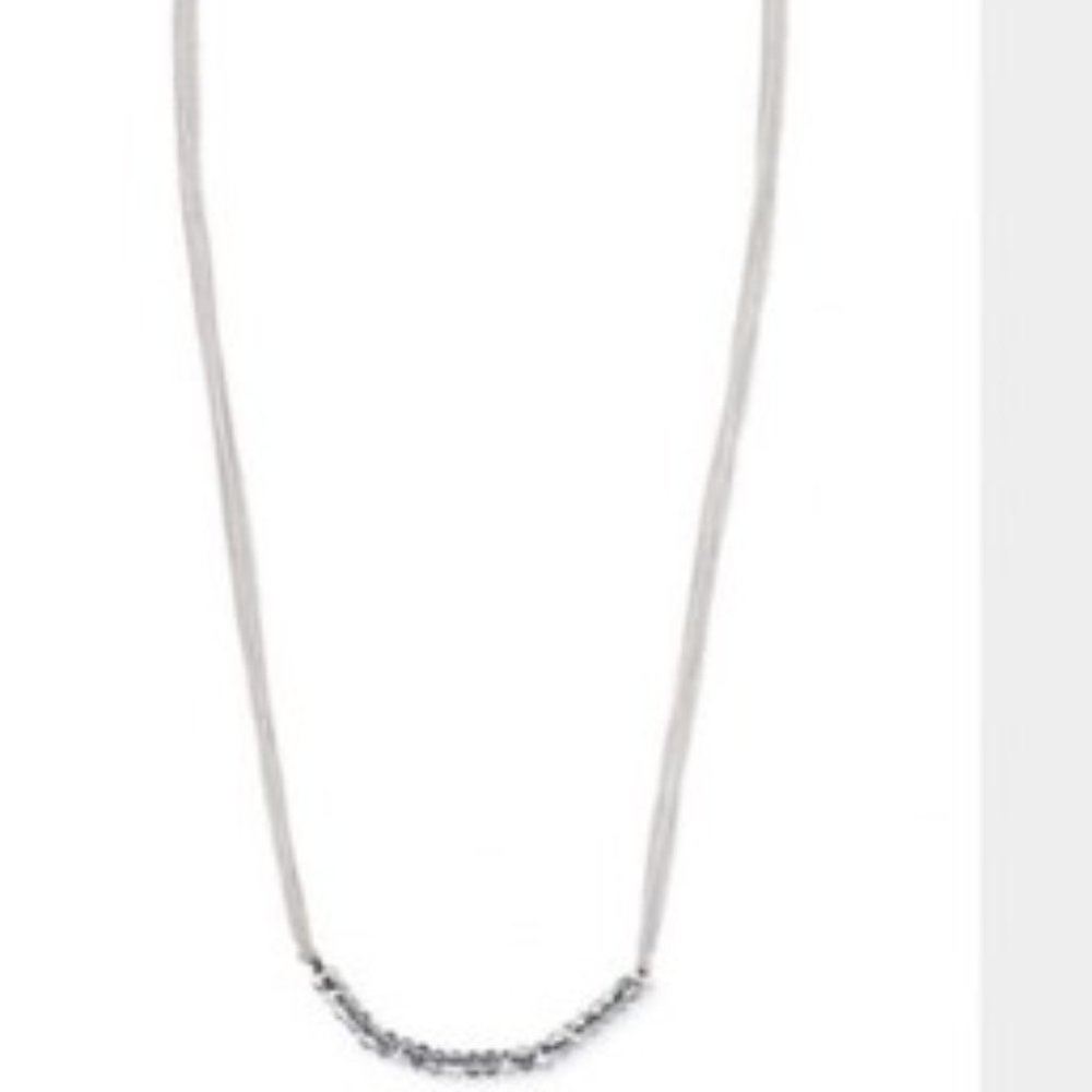 Stella & Dot Silver Piper Necklace